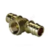 Тройник для PE-X латунь Дн 25х3/4"х25 ВР GX154 Giacomini GX154Y045
