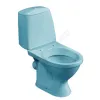 Унитаз-компакт Соната голубой нижний подвод косой выпуск 1/реж полипропилен Santeri 1.P201.2.S06.00B.F