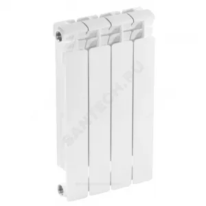 Радиатор биметаллический Alp 500 12 секций Qну=1932 Вт RAL 9016 (белый) RIFAR A 500-12