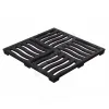 Решетка чугунная для дождеприемника щелевая 300х300мм черная квадратная h=23,5мм 250кН SteeStart СТИЛОТ Р3030AС