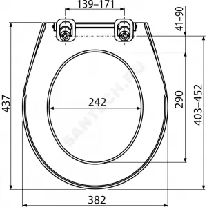 Сиденье для унитаза