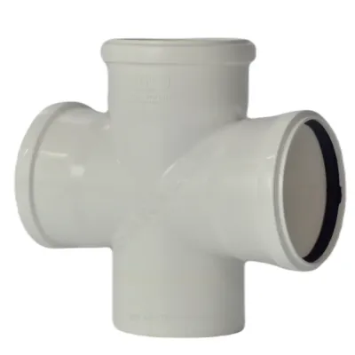 Крестовина PP-H 1-плоскостная бесшумная белая Дн 110х110х110х87гр б/нап в/к RTP (РосТурПласт) 24569