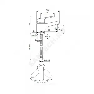 Смеситель для умывальника одноручный FINE Vidima BA384AA