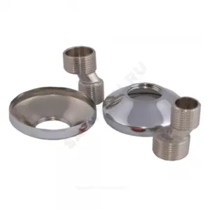 Эксцентрик для полотенцесушителя Ду 20х15 НР 3/4"х1/2" в/к отражатель хром Терминус 4620768882555