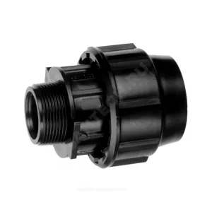 Муфта компрессионная ПЭ Дн 75х2 1/2" НР 1000281