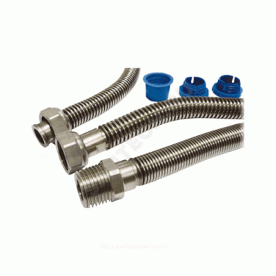 Подводка гибкая для газа сильфонная нержавеющая сталь 1/2" г-г L=2,0 м Tuboflex