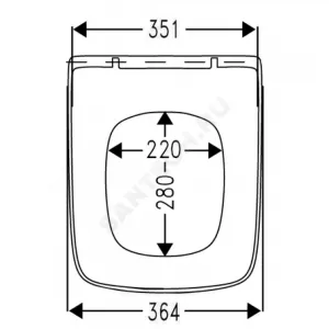 Сиденье для унитаза