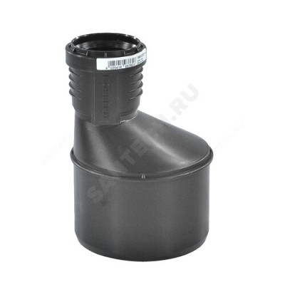 Переход PP-MD эксцентрический бесшумный Silent-PP Дн 110х90 б/нап в/к Geberit 390.574.14.1