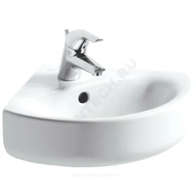 Умывальник угловой подвесной Connect Spare Arc 45 Ideal Standard E793101 .