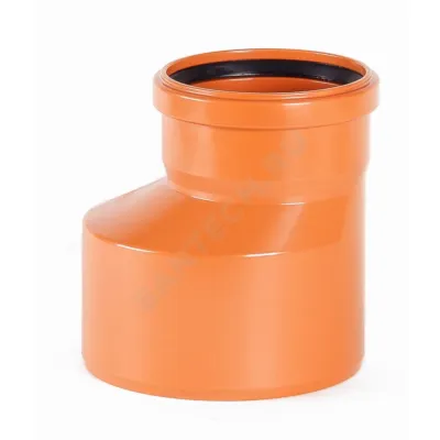 Переход НПВХ с раструбом коричневый Дн 250х200 б/нап в/к 2481191