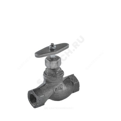 Клапан запорный чугун 15кч18п Ду 65 Ру16 Тмакс=225 оС ВР с маховиком Китай .