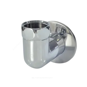 Соединитель для полотенцесушителя латунь Ду 25 1"x1" нак/гайка/НР угловой хром Элит-Металл SG741SCH1010