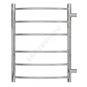 Полотенцесушитель водяной нерж сталь Лесенка Ду 25 (1") НР 220 Вт 500х696мм 6П боковое подключение б/к Классик Терминус 4670030726254