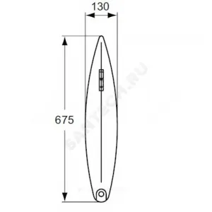 Перегородка для писсуара с крепежом Ideal Standard S612001