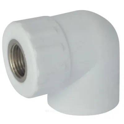 Угольник PP-R комбинированный белый ВР Дн 32х1" RTP (РосТурПласт) 10794