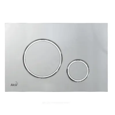 Кнопка для инсталляции хром матовый/хром глянец Alca Plast M772