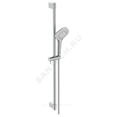 Гарнитур душевой серия IDEALRAIN JET DIAMOND XL3 держатель+шланг+лейка 3 режима струи Ideal Standard B1764AA