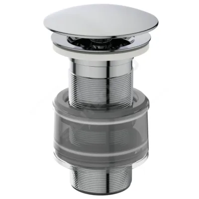 Клапан донный для умывальника латунь 1 1/4" хром слив, пробка D=72мм Ideal Standard J3291AA