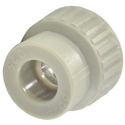 Муфта PP-R комбинированная серая ВР Дн 25х1" VALFEX 10129225Г