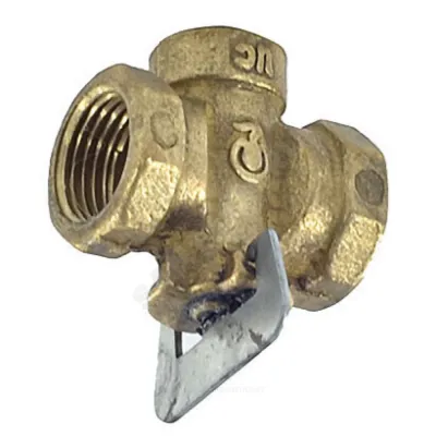 Кран конусный латунь газ 11б34бк Ду 20 Ру0,1 G3/4" ВР стандартопроходной Цветлит ZW30003