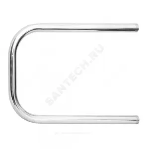 Полотенцесушитель водяной нерж сталь П-образный Ду 25 (1") НР 102 Вт 500х500мм боковое подключение б/к Терминус 4620768881374