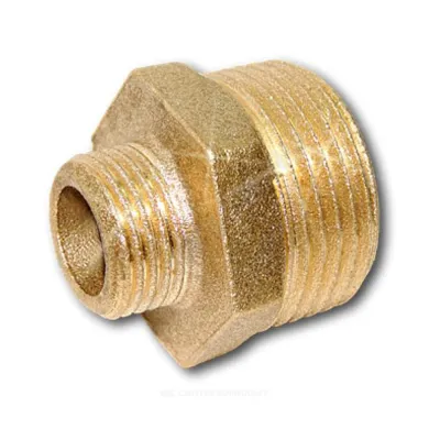 Ниппель латунь переходной Ду 25х20 (1"х3/4") НР Цветлит ZW50060