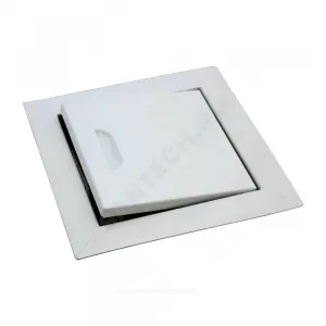 Люк-дверца с фланцем и замком сталь 200х200 Эра ЛТМЗ ЛТ2020МЗ