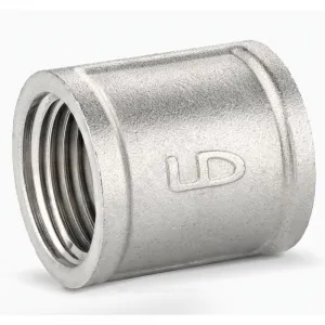 Муфта латунь никель Ду 20 (3/4") ВР LD LD.67.502.20