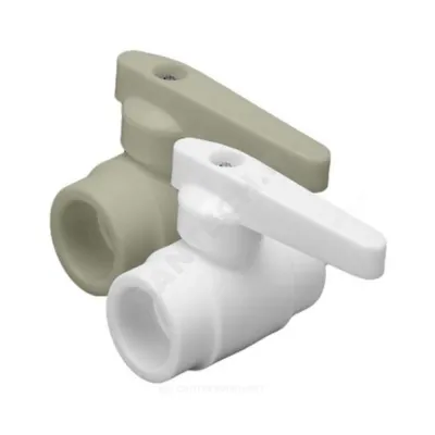 Кран PP-R шаровой серый внутренняя пайка Дн 50 Стандарт RTP (РосТурПласт) 18181