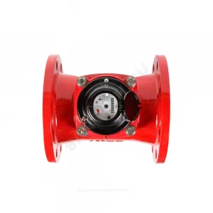 Счётчик г/в и х/в турбинный Ду 150 Ру16 Qn=150 м3/ч 120С L=300мм фл IP67 СТВУ Декаст 77-150-01