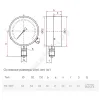 Манометр ТМ-310Р.00 радиальный Дк63мм 0-1,6 МПа М12х1,5 Росма 00000010177