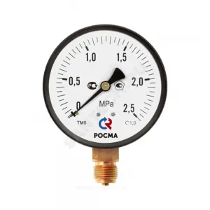 Манометр ТМ-310Р.00 радиальный Дк63мм 0-0,6 МПа кл.1,5 G1/4" Росма 00000006770