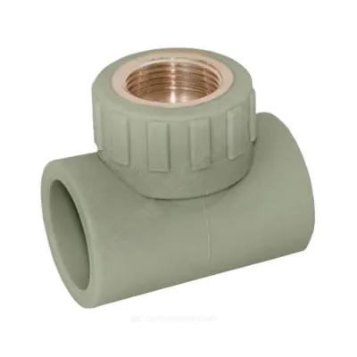 Тройник PP-R комбинированный серый ВР Дн 32х1/2" RTP (РосТурПласт) 10990