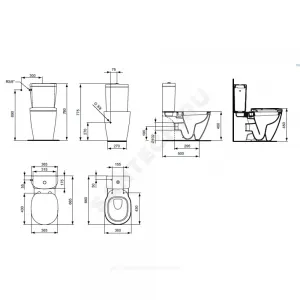 Чаша унитаза Чаша унитаза