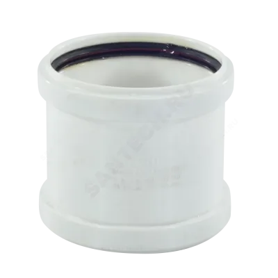 Муфта PP-H ремонтная бесшумная белая Дн 110 б/нап в/к RTP (РосТурПласт) 24561