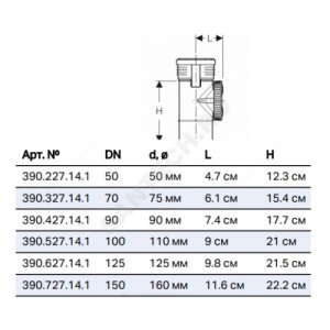 Ревизия PP-MD с круглой крышкой бесшумная Silent-PP Дн 110х90гр б/нап в/к Geberit 390.527.14.1
