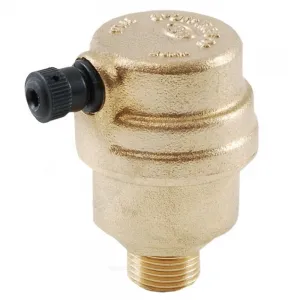 Воздухоотводчик автоматический латунь 500 Ду 10 Ру10 G3/8" НР прямой OR 0500.012