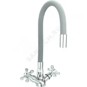 Смеситель для кухонной мойки двуручный Стандарт ЦС-СМ 26г К Мет_Крест Центр Сантехники (Подольск) СМ512011