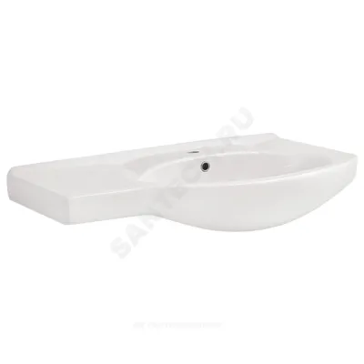 Умывальник мебельный Коралл 83 белый правое крыло Santek 1.WH11.0.228 .