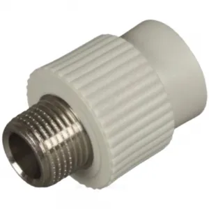 Муфта PP-R комбинированная серая Дн 20х1/2" НР VALFEX 10130020Г