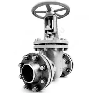 Задвижка клиновая сталь газ 30лс15нж Ду 100 Ру40 фл МЗТА