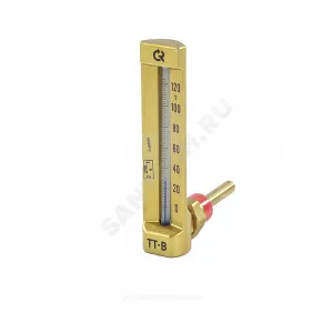 Термометр жидкостной виброустойчивый угловой 120С L=50мм G1/2" ТТ-В-150 150/50 Росма 00000002814