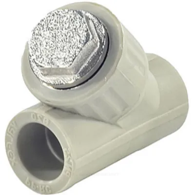 Фильтр PP-R сетчатый серый внутренняя пайка Дн 25х45гр VALFEX 10141025Г