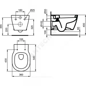 Унитаз подвесной Унитаз подвесной