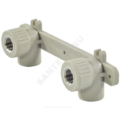 Планка PP-R монтажная серая ВР Дн 25х1/2" VALFEX 10124025Г