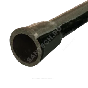 Труба чугун канализационная Ду 100 б/н L=1м ГОСТ 6942-98 Труба чугун канализационная Ду 100 б/н L=1м ГОСТ 6942-98