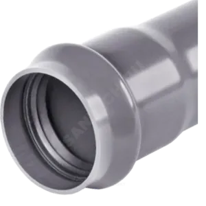 Труба НПВХ серая SDR17 Дн 110х6,6 Ру16 раструбная напорная 45С L=3,12м в/к Хемкор 1191034