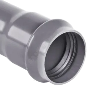 Труба НПВХ серая SDR17 Дн 110х6,6 Ру16 раструбная напорная 45С L=3,12м в/к Хемкор 1191034