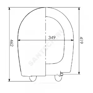 Сиденье для унитаза