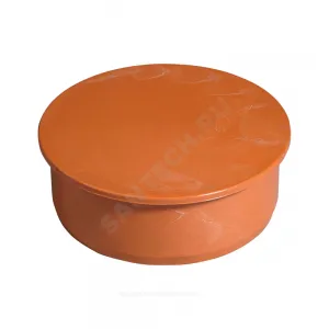 Заглушка PP-B коричневая Дн 200 б/нап RTP (РосТурПласт) 15608